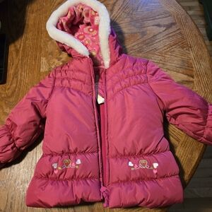 London Fog 4T Girls Pink Winter Coat